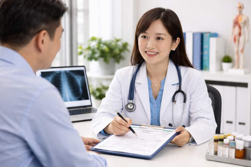 醫師問診與報告解說